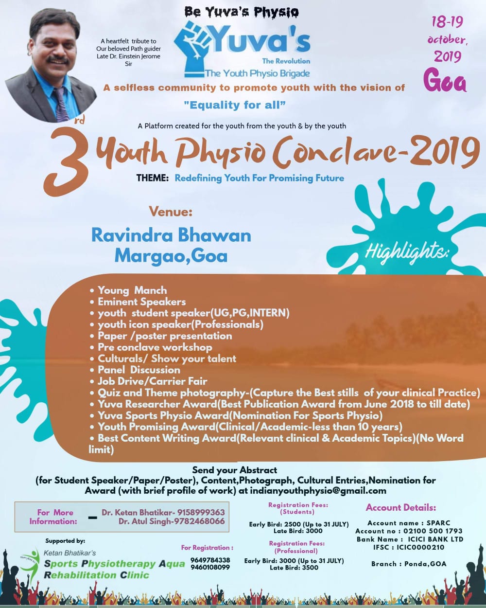 Yuva's Physio conclave poster